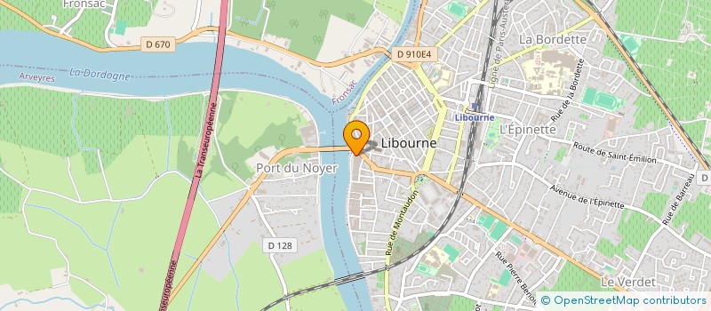 localisation de l'entreprise G. ET M. ARDOUIN  LIBOURNE