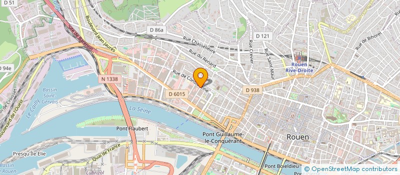 localisation de l'entreprise G ET M RIVIERE à ROUEN