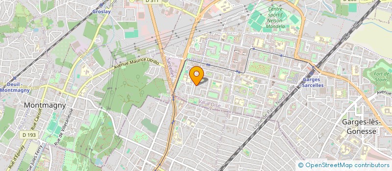 localisation de l'entreprise G-EVENTS  SARCELLES