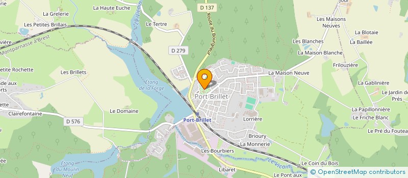 localisation de l'entreprise G.EX.ARMOR (SOC GESTION EXPLOIT D'ARMOR)  LA BRULATTE