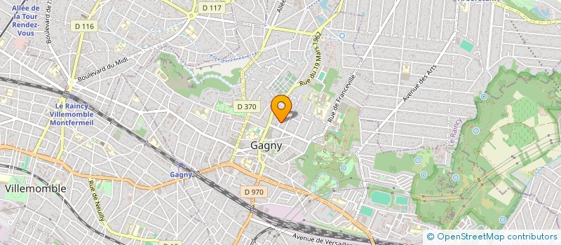 localisation de l'entreprise G'EXPOSE à GAGNY