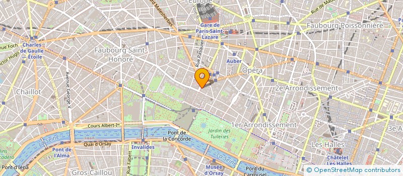 localisation de l'entreprise G F  PARIS