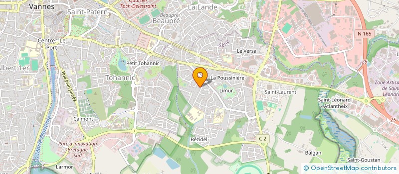 localisation de l'entreprise G F à SENE