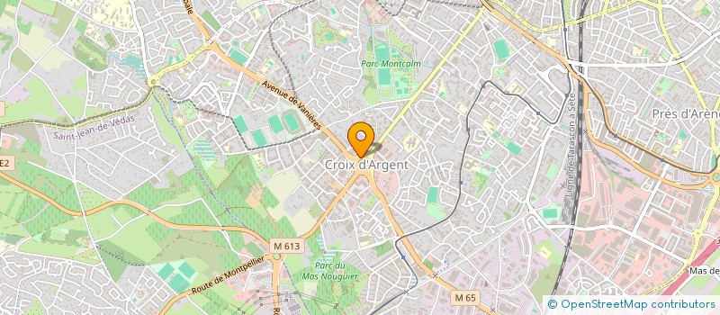 localisation de l'entreprise G F à MONTPELLIER