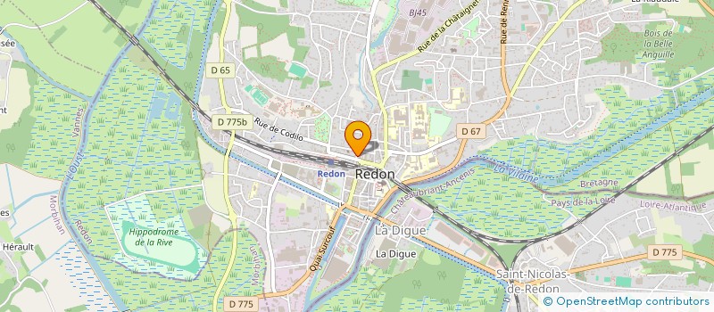 localisation de l'entreprise G.F  REDON