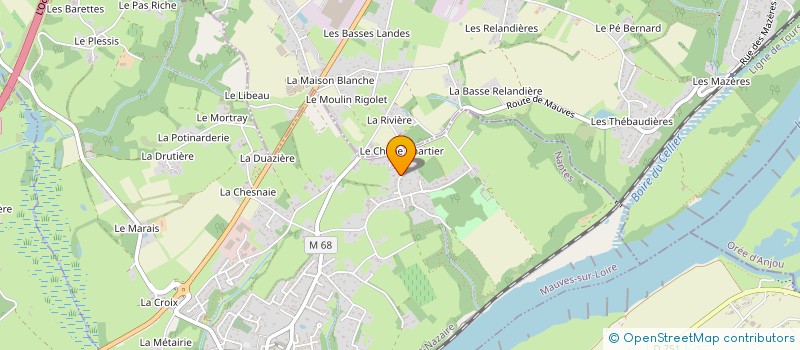 localisation de l'entreprise G&F  MAUVES-SUR-LOIRE