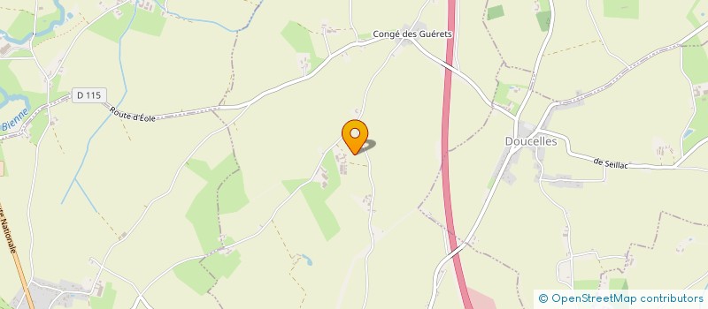 localisation de l'entreprise G.F.A. BELLANGER  VIVOIN