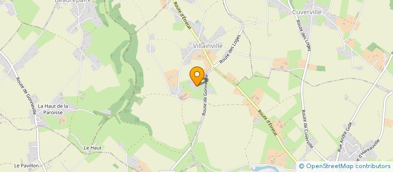 localisation de l'entreprise G.F.A. COLBOC  VILLAINVILLE