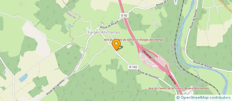 localisation de l'entreprise G.F.A. DE LA FERME DE LA GAZONNERIE  FARGES-ALLICHAMPS