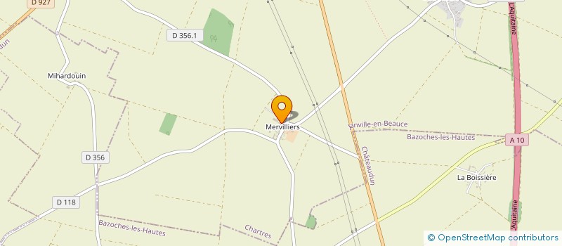 localisation de l'entreprise G F A DELATOUCHE DE MERVILLIERS à JANVILLE-EN-BEAUCE