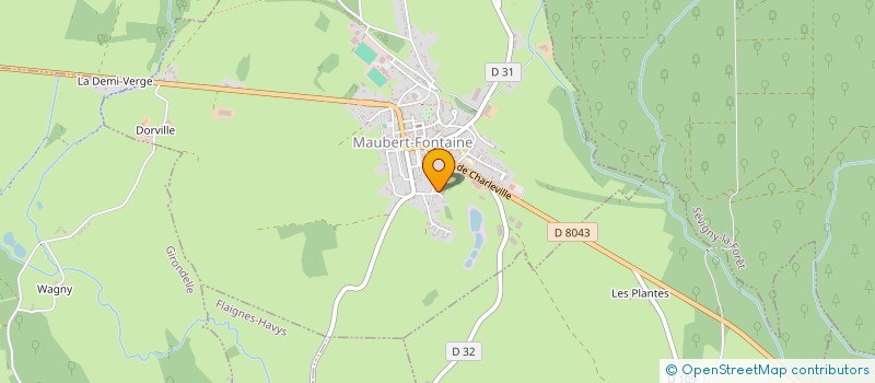 localisation de l'entreprise G.F.A DES PRES POTETS  MAUBERT-FONTAINE