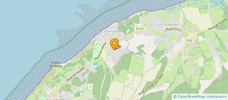 localisation de l'entreprise G.F.A. DES TERRES DU RIMBERT  VILLERVILLE