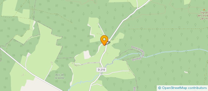 localisation de l'entreprise G.F.A DES VAUNAIS  TORCE-VIVIERS-EN-CHARNIE