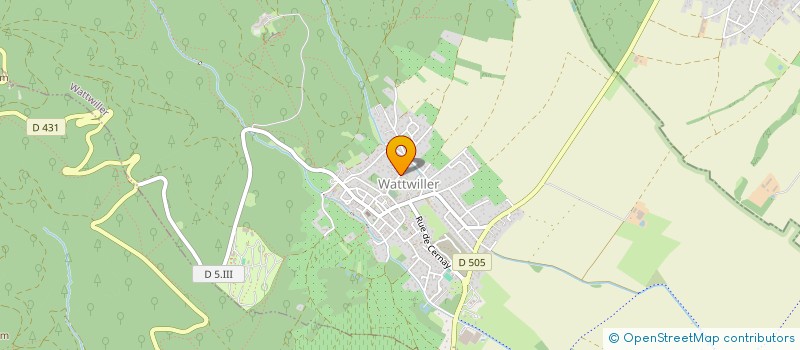 localisation de l'entreprise G.F.A. DOMAINE WECKENBERG  WATTWILLER