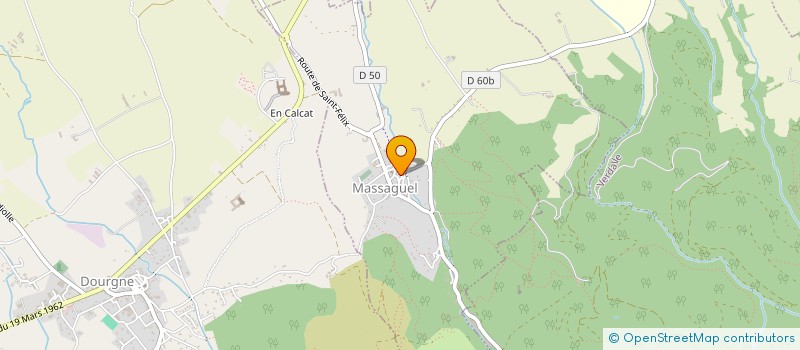 localisation de l'entreprise G.F.A. DU CASTANHAL à MASSAGUEL