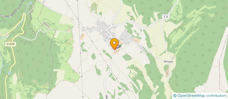 localisation de l'entreprise G.F.A DU LAYAT  PUBLY