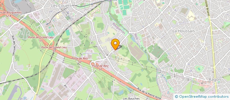 localisation de l'entreprise G.F.A. L'OUCHE BOISSEAU à BOUGUENAIS