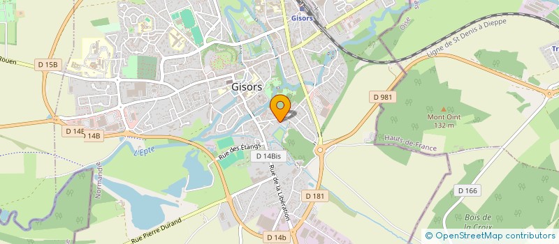 localisation de l'entreprise G.F.A. LA BALASTIERRE à GISORS