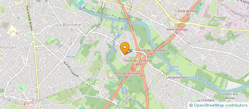 localisation de l'entreprise G.F.A. LA CAFFINIERE  VERTOU