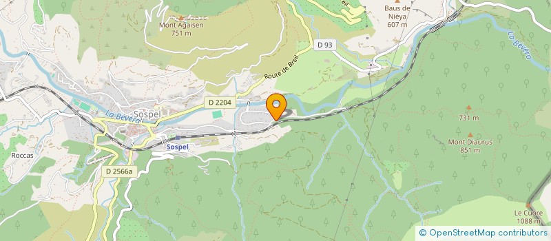 localisation de l'entreprise G.F.A LA TOUR SAINT JULIEN DE SUEZ  SOSPEL