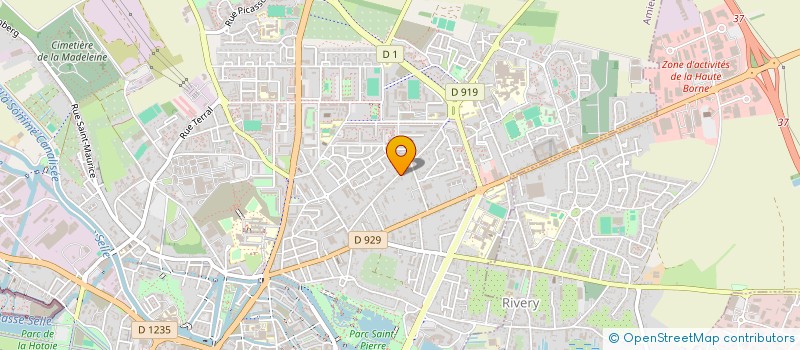 localisation de l'entreprise G.F.A. LAMOTTE à AMIENS