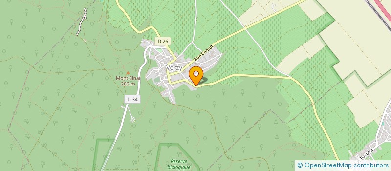 localisation de l'entreprise G.F.A. LELINE & SYPHISE  VERZY