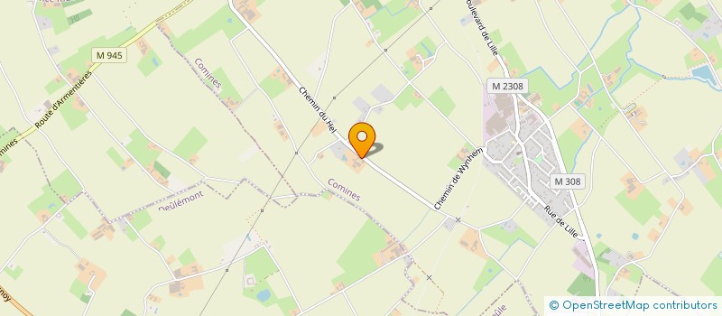 localisation de l'entreprise G.F.A. LICTEVOUT  COMINES