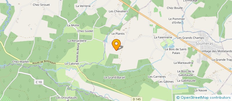 localisation de l'entreprise G.F.A. MATHIGOT  SOUMERAS