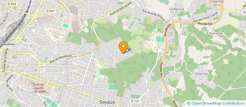 localisation de l'entreprise G.F.A. SAINT MARTIN  L'ISLE D'ESPAGNAC