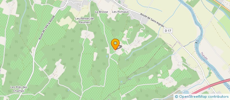 localisation de l'entreprise G.F.A VIGNOBLE DES 2 RIVES  POUILLE