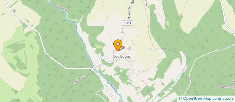 localisation de l'entreprise G F DE LA BELLE FONTAINE à CHAMPSEVRAINE