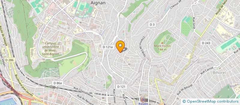 localisation de l'entreprise G.F.E. GESTION FINANCES EXPERTISES à MONT-SAINT-AIGNAN