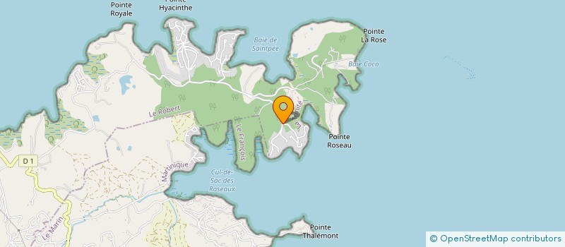 localisation de l'entreprise G.F.F.  LE ROBERT