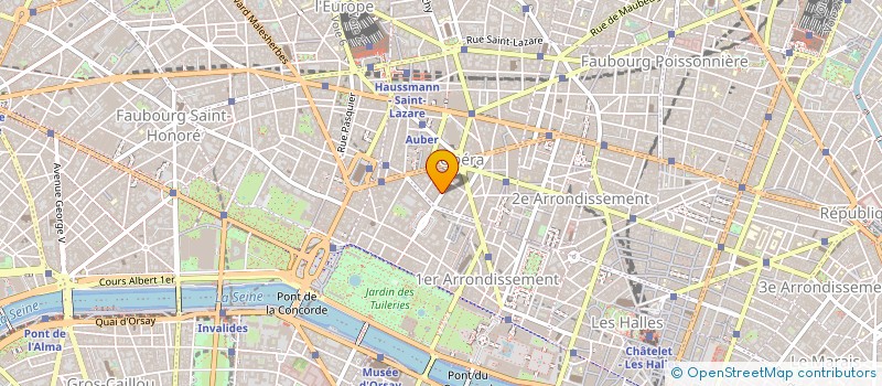localisation de l'entreprise G.F.I.I. à PARIS