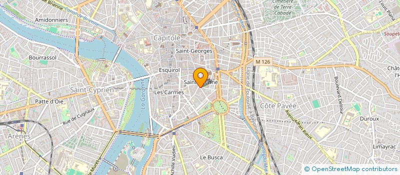 localisation de l'entreprise G.F IMMO INVEST  TOULOUSE