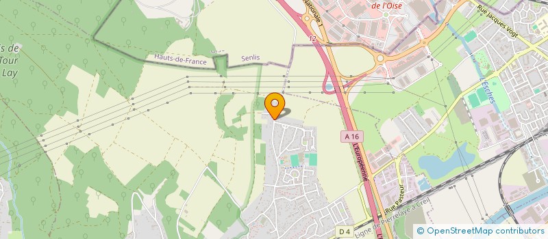 localisation de l'entreprise G F J à CHAMPAGNE-SUR-OISE