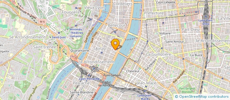 localisation de l'entreprise G.F.JULLIEN DE ST MAURICE PRES CROQ  LYON