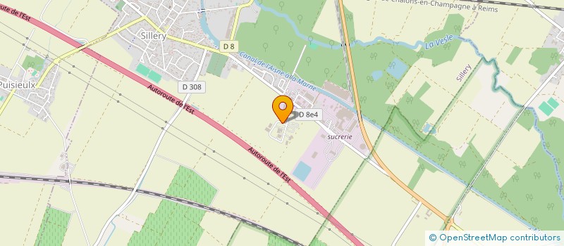 localisation de l'entreprise G.F.K. à SILLERY