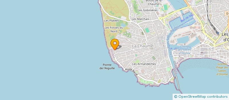 localisation de l'entreprise G.F.M.J. à LES SABLES D'OLONNE