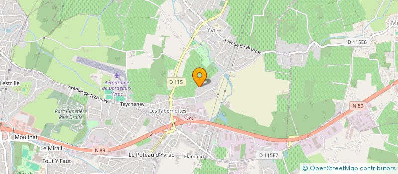 localisation de l'entreprise G F PROMOTION  YVRAC