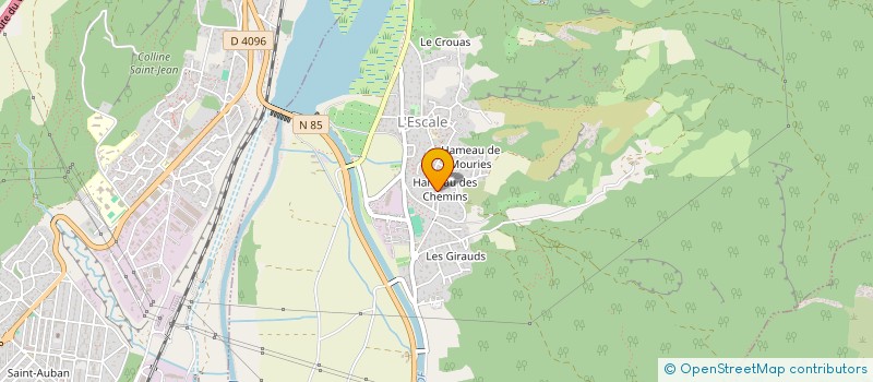 localisation de l'entreprise G.F.R. DE CHADOVIN  L'ESCALE