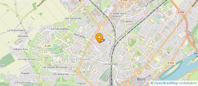 localisation de l'entreprise G F R DE GUCHEPIE  BLOIS