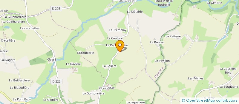 localisation de l'entreprise G.F.R. DU ROUPEYROUX-LORGERIE à AVERTON