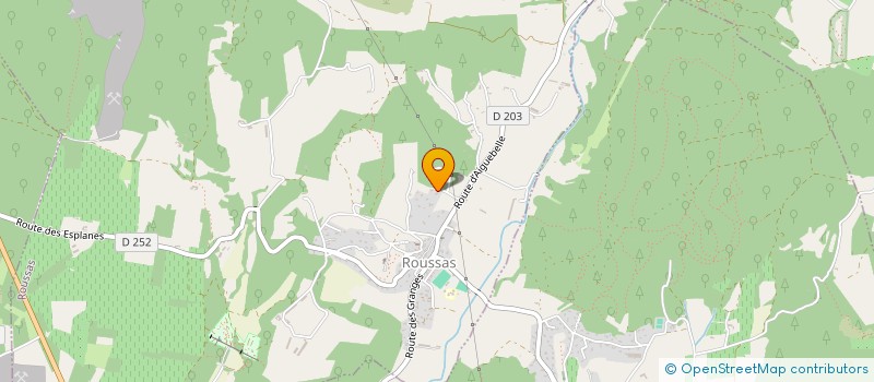 localisation de l'entreprise G.F.S. SECURITE  ROUSSAS