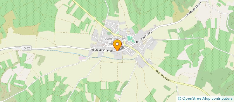 localisation de l'entreprise G.F.V. DES BEAUROY  SAINT-BRIS-LE-VINEUX