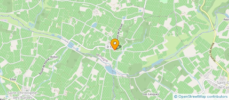 localisation de l'entreprise G.F.V. SAINT VINCENT LE PUY  SAINT-CIBARD