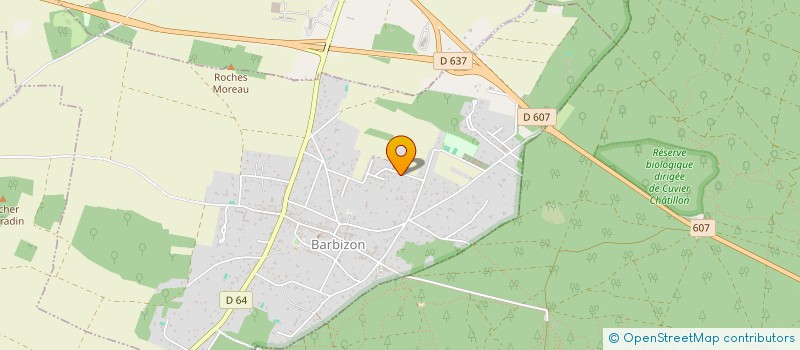 localisation de l'entreprise G FABRIZI  BARBIZON