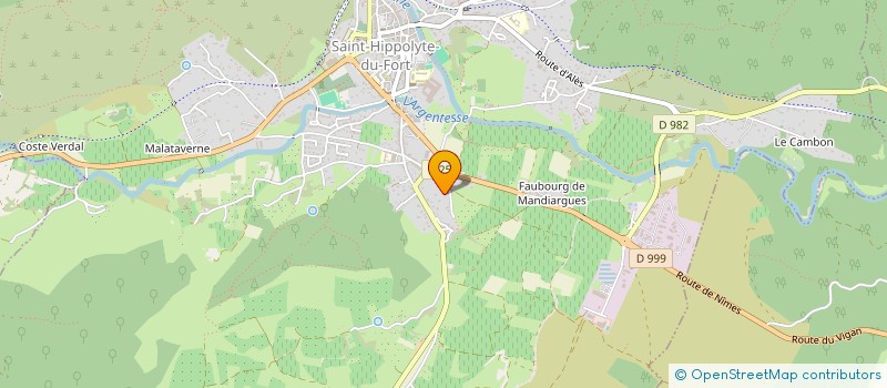 localisation de l'entreprise G-FAIM  SAINT-HIPPOLYTE-DU-FORT