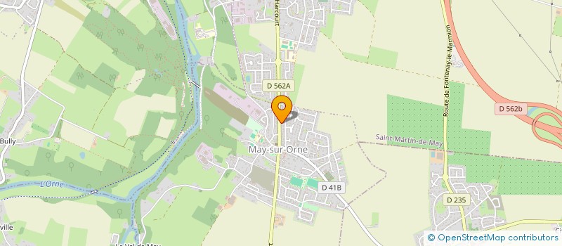 localisation de l'entreprise G'FAMILY  MAY-SUR-ORNE