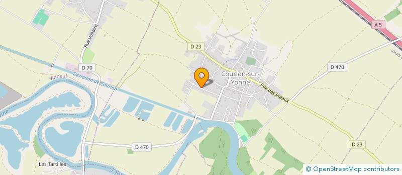 localisation de l'entreprise G-FIGHT 89  COURLON-SUR-YONNE